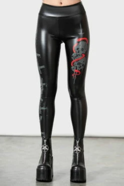 Leggings Look Cuir KILLSTAR 'Sinner'