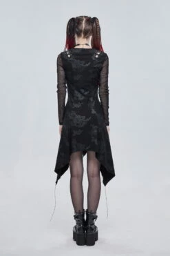 Robe Goth DEVIL FASHION 'sorcière Noire' -Spiral Boutique skt1354 900