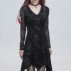 Robe Goth DEVIL FASHION 'sorcière Noire' -Spiral Boutique skt1356 900