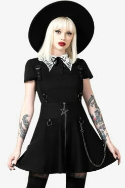 Jupe Gothique KILLSTAR 'Study Hell'