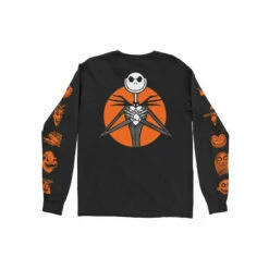 T-shirt Unisexe Manches Longues Mr JACK 'orange Jack'