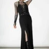 Robe KILLSTAR 'Tristania' -Spiral Boutique tristania maxi halter dress b x1600 900
