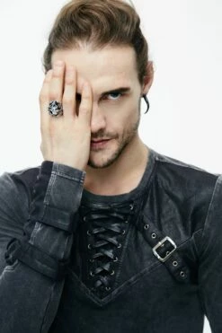 Pull Gothique Homme DEVIL FASHION -Spiral Boutique tt082018 900