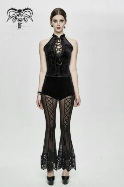 Top DEVIL FASHION 'black Moon' -Spiral Boutique tt1331 900