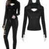 Haut Capuche DARK IN LOVE -Spiral Boutique tw250 900