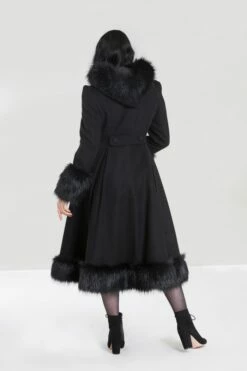 Manteau Gothique HELL BUNNY 'elivra' -Spiral Boutique ukimages8057 black 3 900