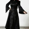 Manteau Femme KILLSTAR 'vyolet' -Spiral Boutique vyolet long coat c x1600 900