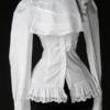 Chemisier Gothique Victorien Blanc -Spiral Boutique white ruffle blouse 11 900