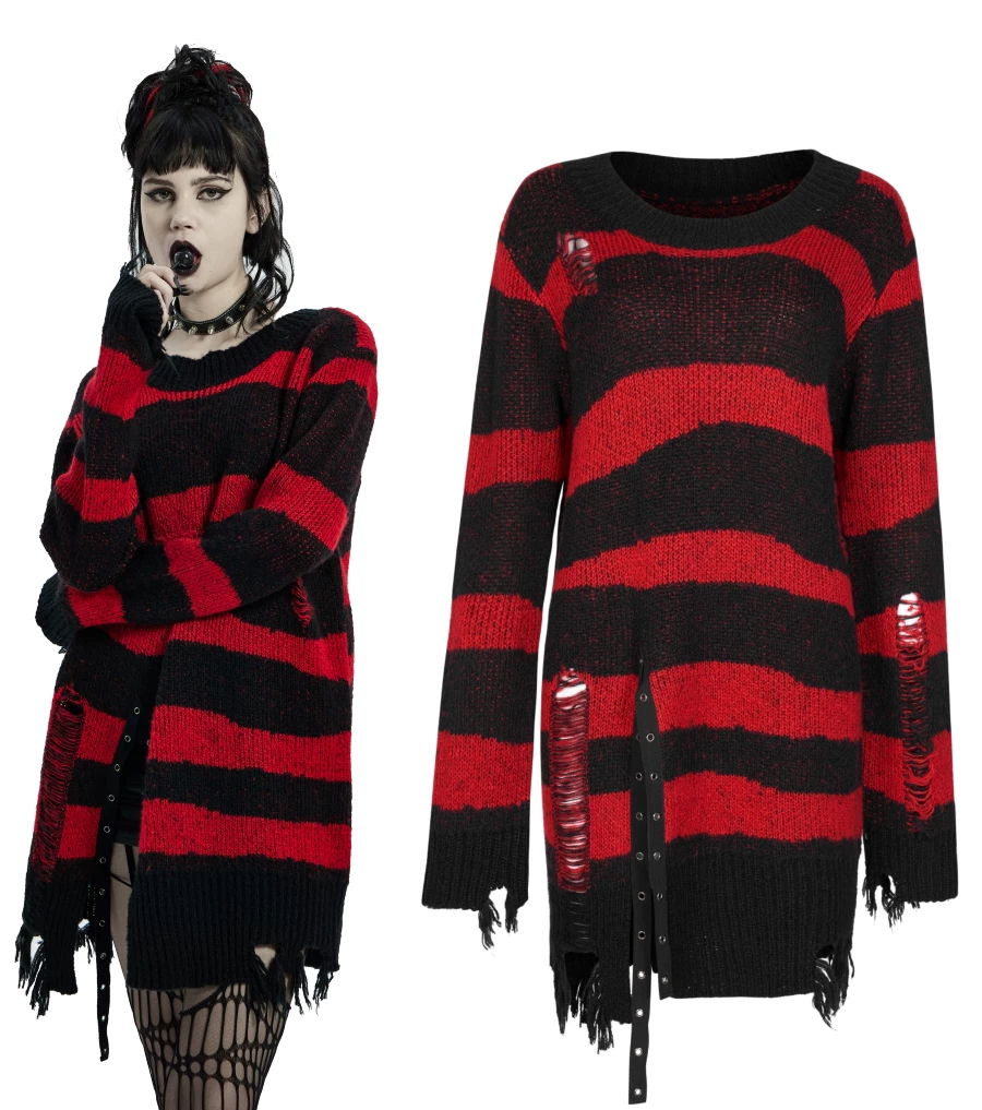 Pull Oversize PUNK RAVE 'red Moon' 3 Pull Oversize PUNK RAVE 'red Moon'