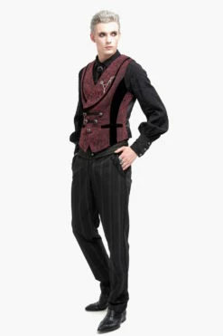 Gilet Jacquard DEVIL FASHION 'Baron Vinitharius' -Spiral Boutique wt0700266 900