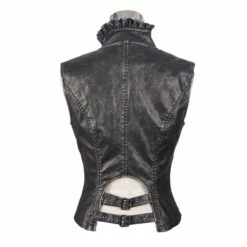 Blouson Goth Rock Sans Manches DEVIL FASHION 13 Blouson Goth Rock Sans Manches DEVIL FASHION -Spiral Boutique wt3
