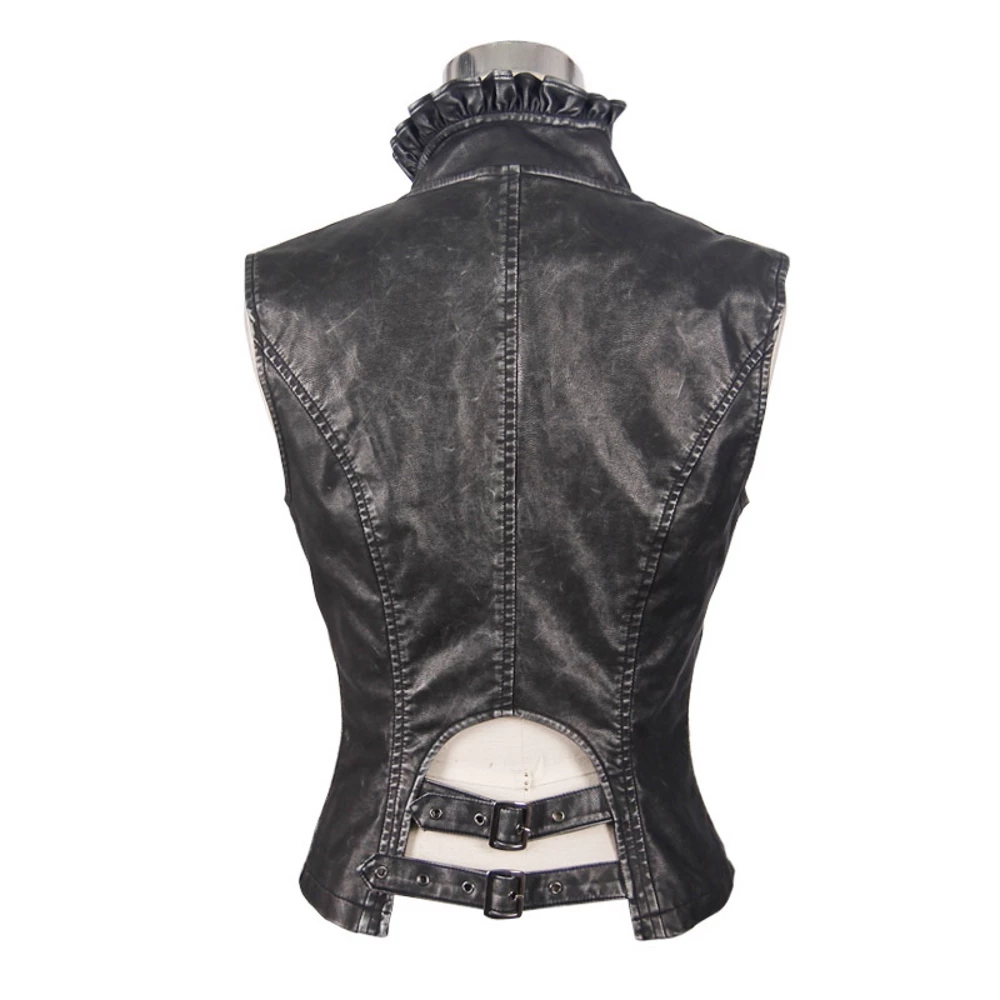 Blouson Goth Rock Sans Manches DEVIL FASHION 8 Blouson Goth Rock Sans Manches DEVIL FASHION – Image 6